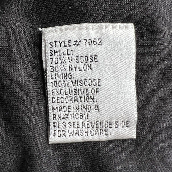 Yoana Baraschi Black & Ivory Floral Sleeveless Crepe Overlay Dress Sz M - Picture 10 of 12